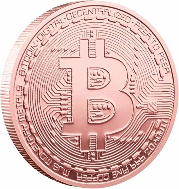 Pink Colored Bitcoin