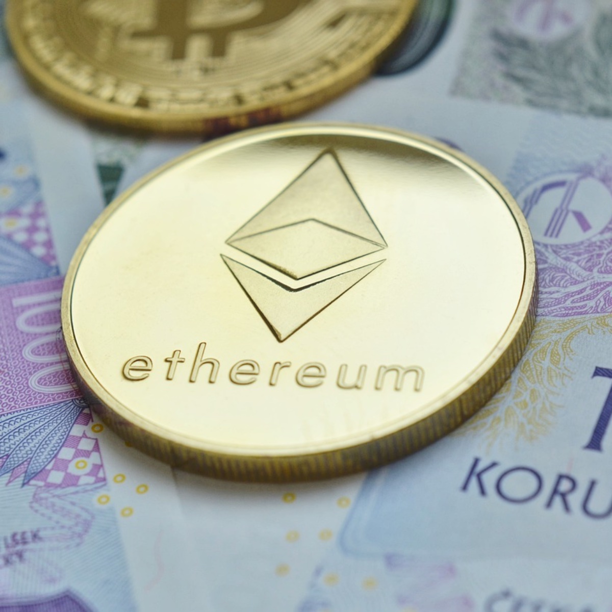 Where to buy ethereum ETH gold coin cryptocurrency